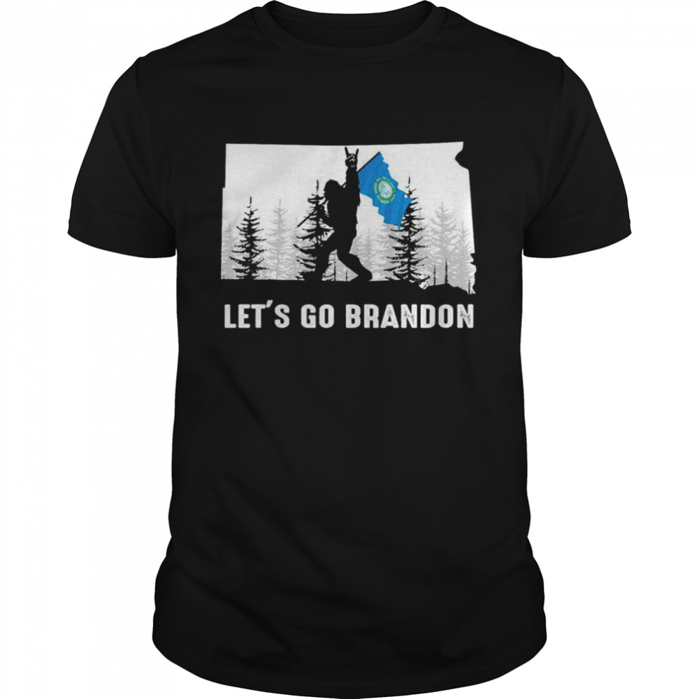 South Dakota America Bigfoot Let’s Go Brandon Shirt