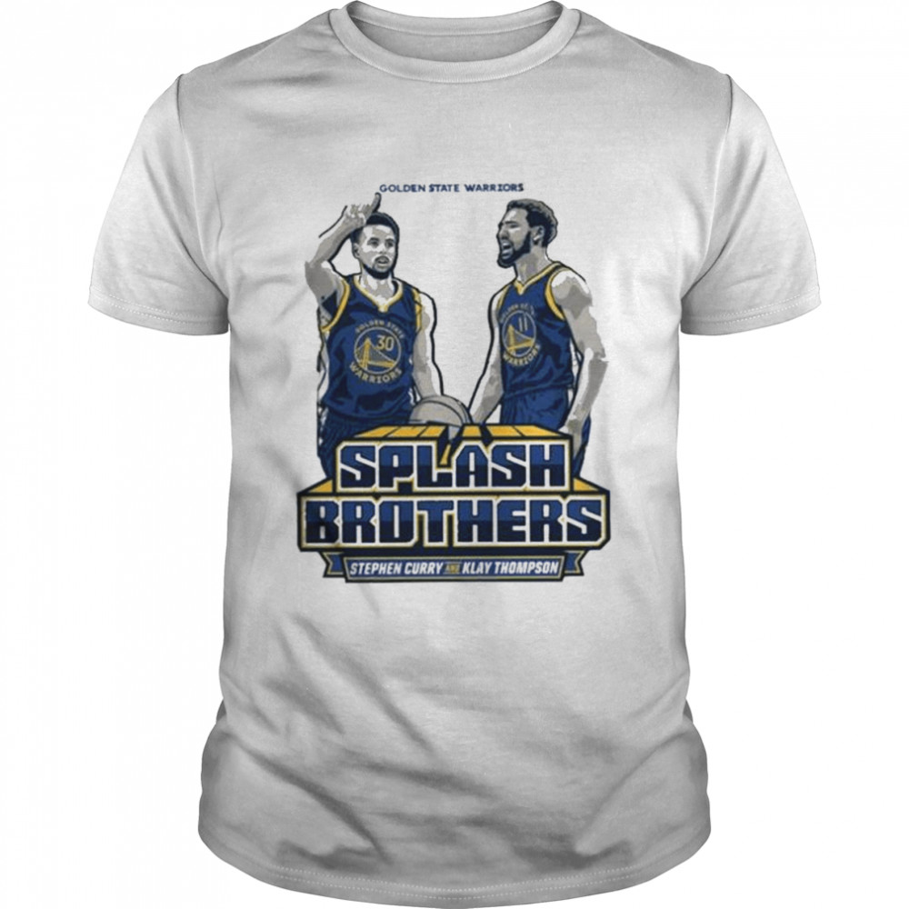 Stephen curry and klay thompson splash brothers splash brothers shirt