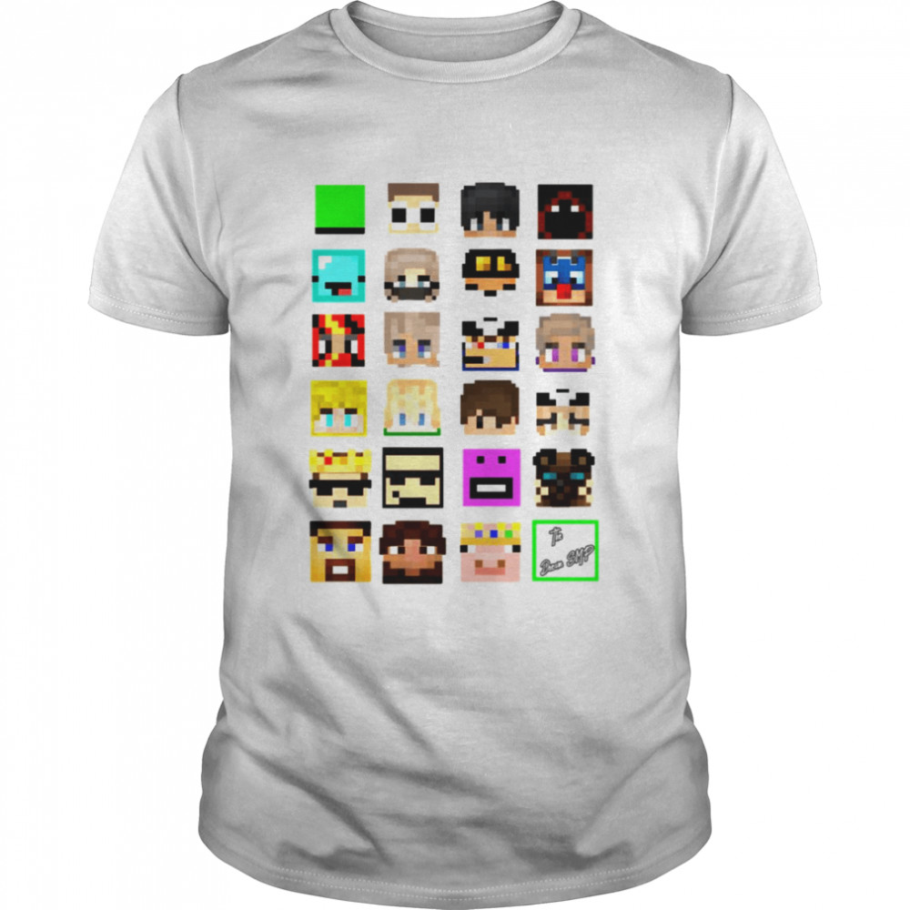 The Whole Dream Smp Transparent Version Minecraft Game shirt