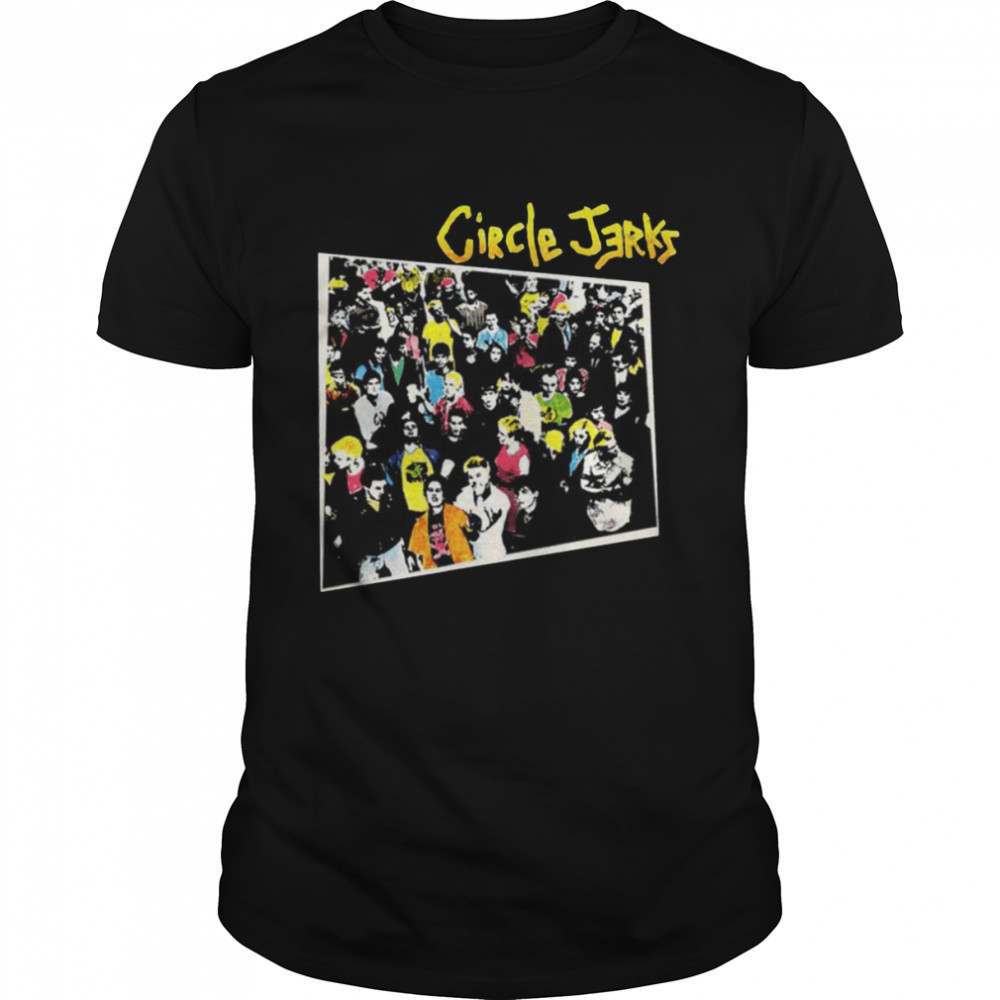 Vintage Design Circle Jerks Rock Band shirt