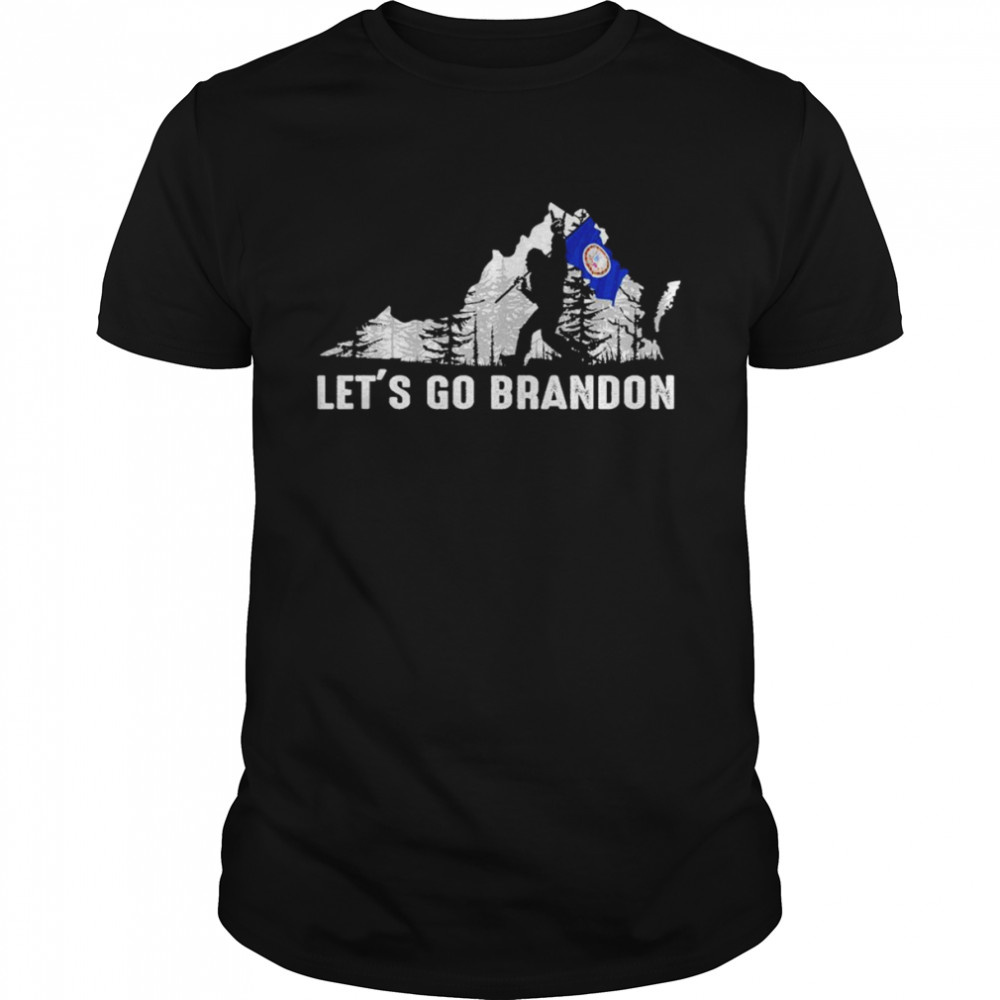 Virginia America Bigfoot Let’s Go Brandon Shirt