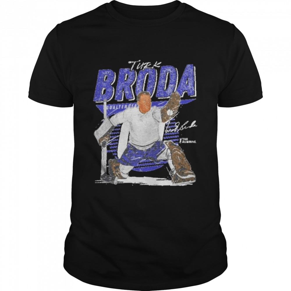 Walter turk broda toronto comet hockey signatures shirt