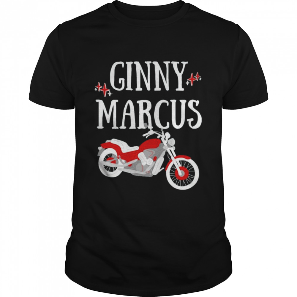 Ginny and Marcus motorbike shirt