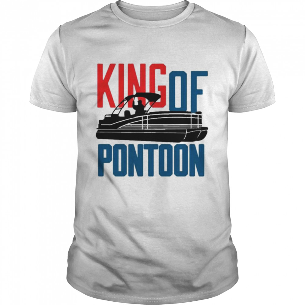 Illustration of king of the pontoon trending shirt