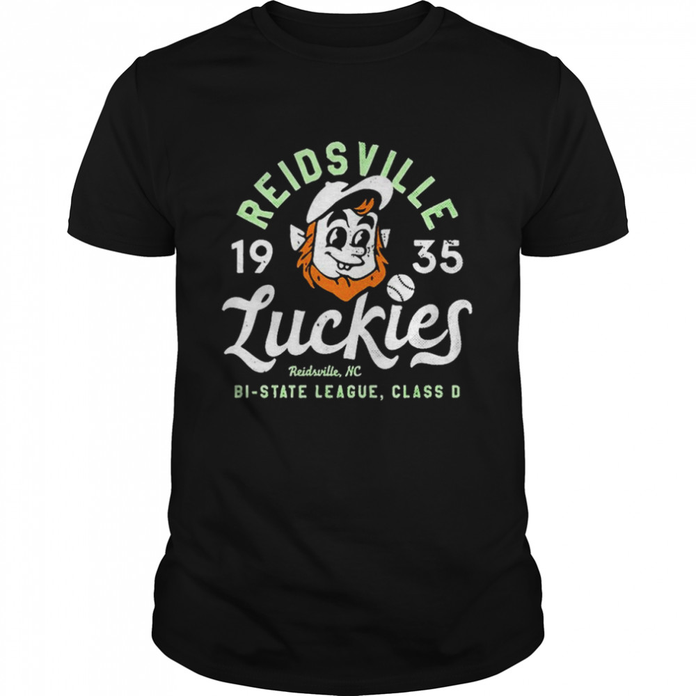 Reidsville Luckies North Carolina Vintage Minor League Baseball T-Shirt