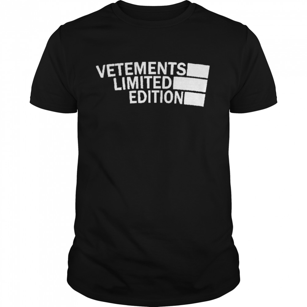 Vetements limited edition shirt