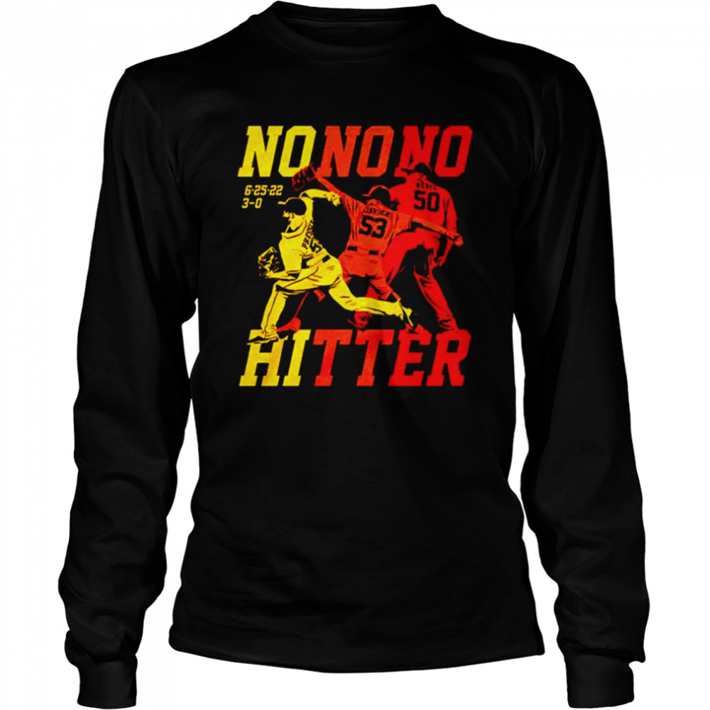 Christian Javier Hector Neris and Ryan Pressly The Houston No-nos shirt Long Sleeved T-shirt