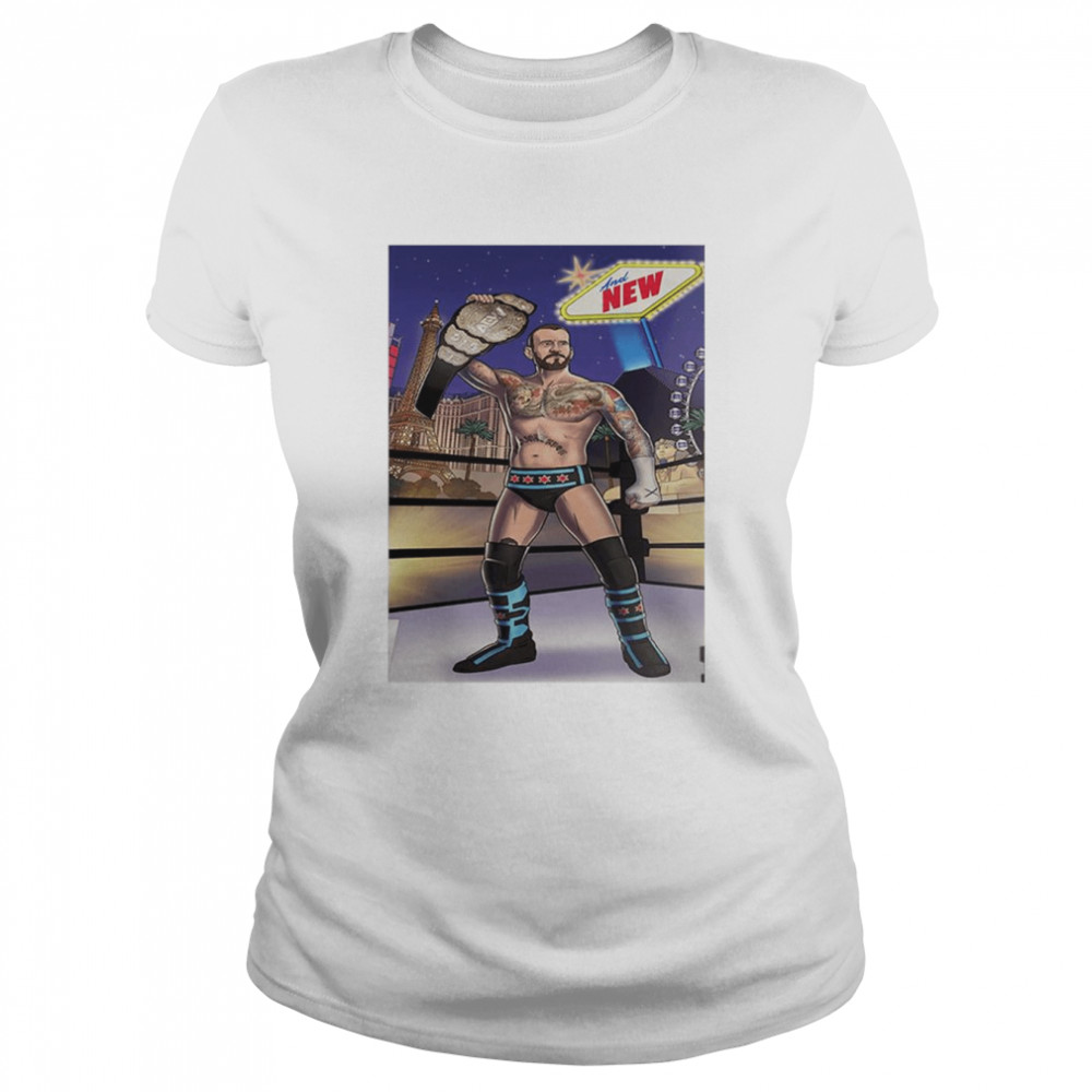 Cm Punk AEW World Championship T- Classic Women's T-shirt