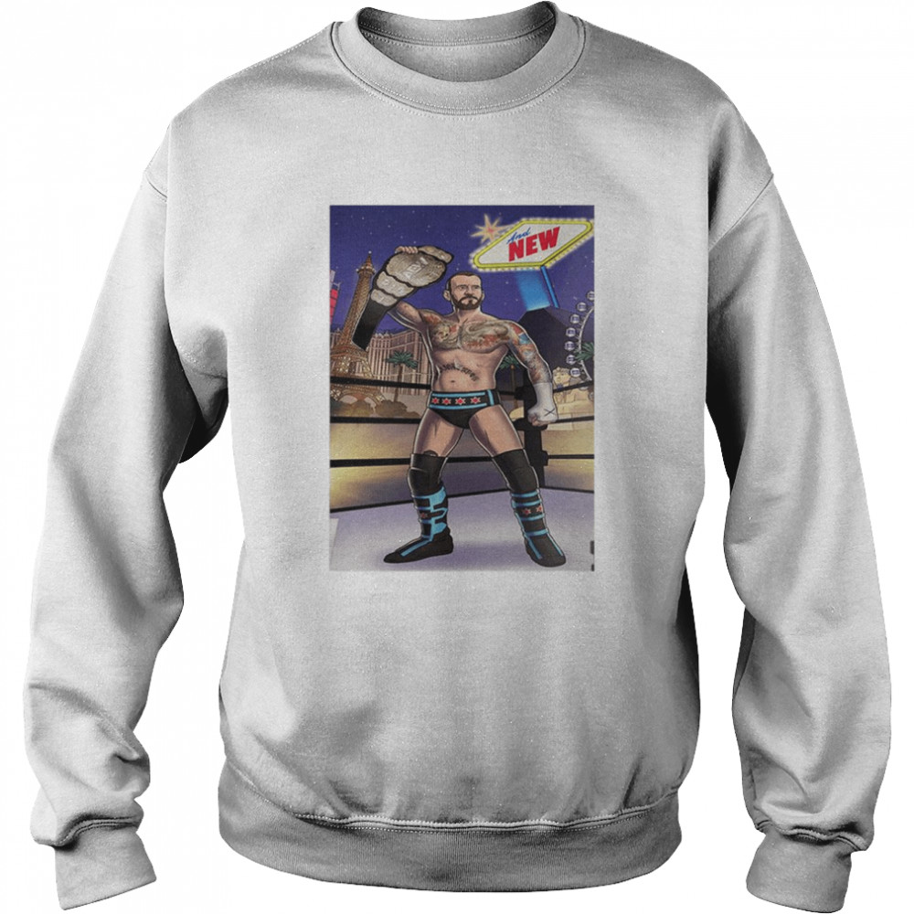 Cm Punk AEW World Championship T- Unisex Sweatshirt