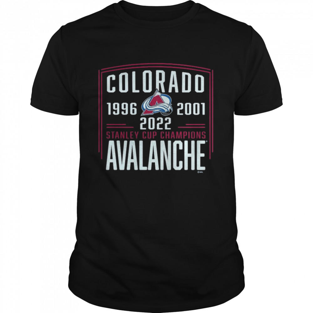 Colorado Avalanche 3-Time Stanley Cup Champions Team Pride T- Classic Men's T-shirt
