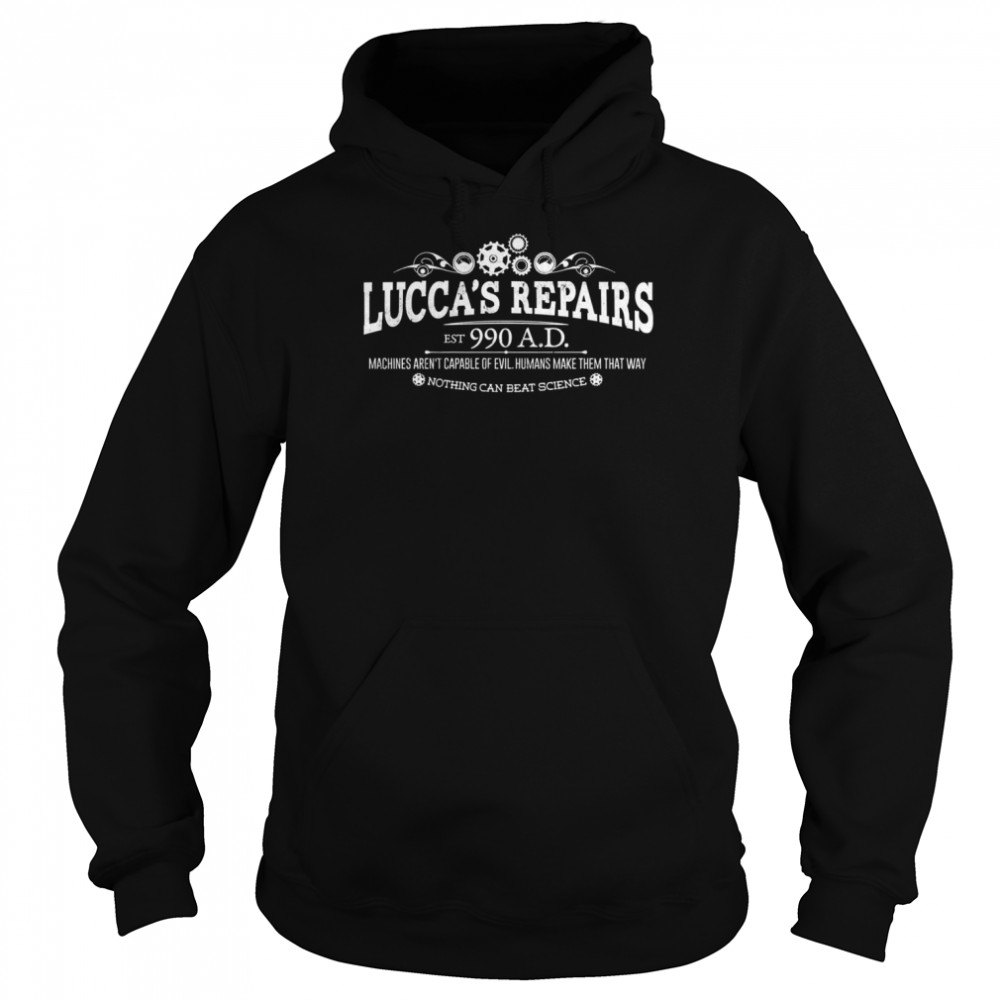 Lucca’s Repairs Nothing Beats Science Light Option shirt Unisex Hoodie