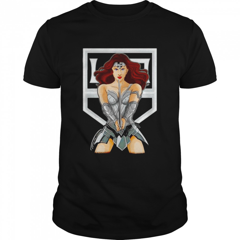 Nice los Angeles Kings Wonderwoman shirt