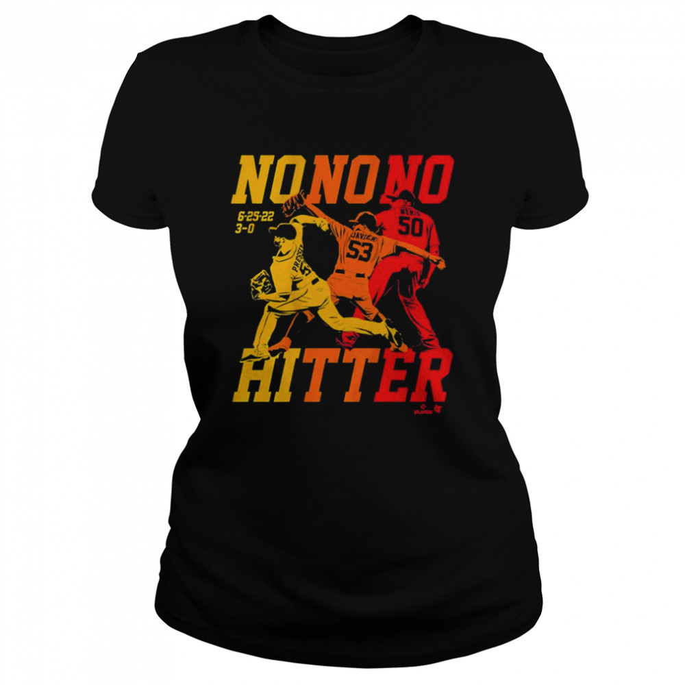 The Houston No No No Hitter Christian Javier Hector Neris And Ryan Pressly  Classic Women's T-shirt