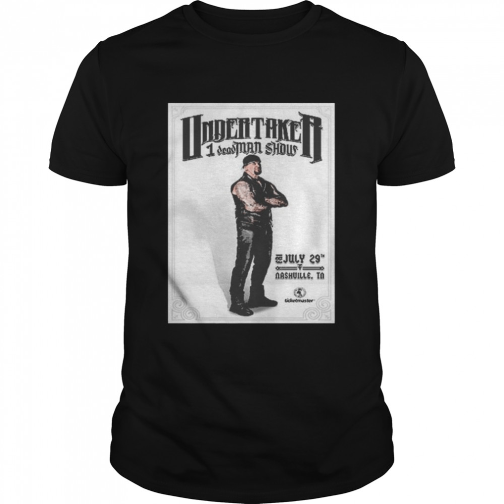 Wwe summer slam ticketmaster undertaker 1 seas man show shirt