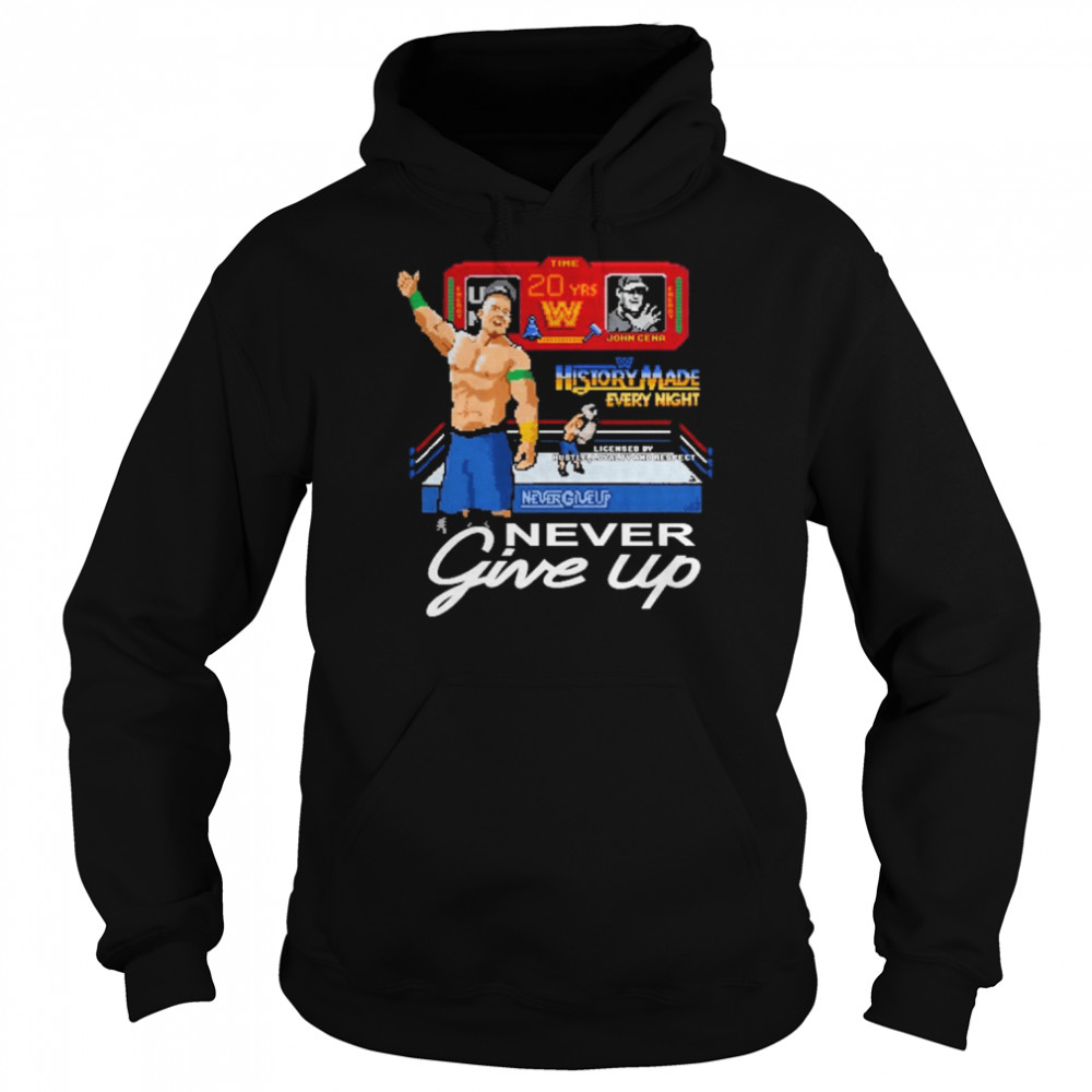 20 Years Never Give Up Authentic  Unisex Hoodie