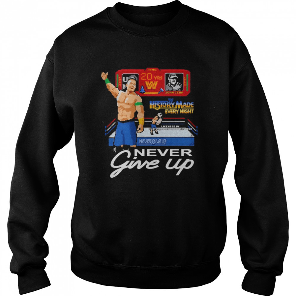 20 Years Never Give Up Authentic  Unisex Sweatshirt