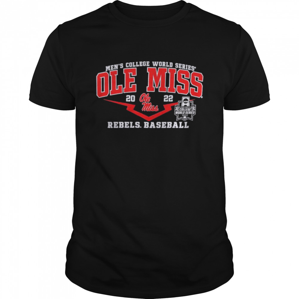 2022 Men’s College World Series Ole Miss Rebels Baseball Shirt