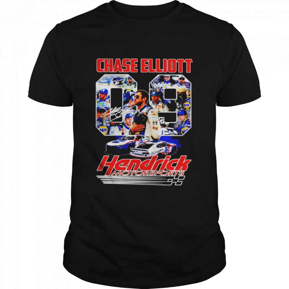 Chase Elliott 09 Hendrick Motorsports signature shirt