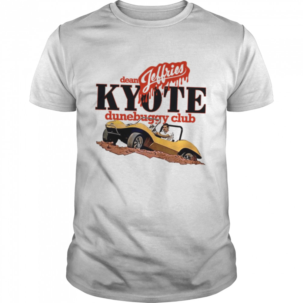 Dean Jeffries Kyote Club W Dark Lettering Dunebuggy shirt