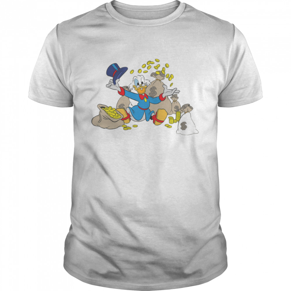 Ducktales Scrooge Mcduck Coins shirt