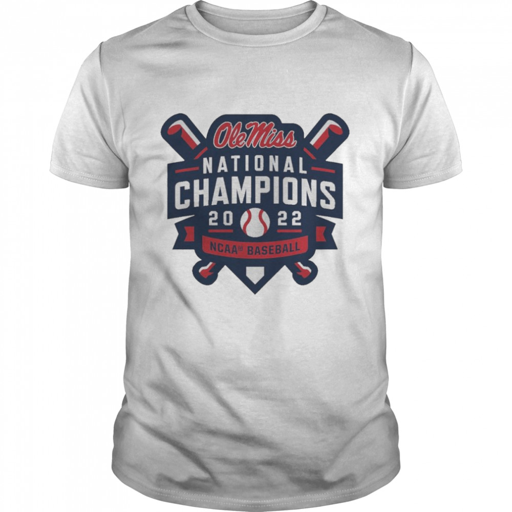 Ole Miss Rebels 2022 NCAA Men’s Baseball College World Series Champions Official Logo Shirt