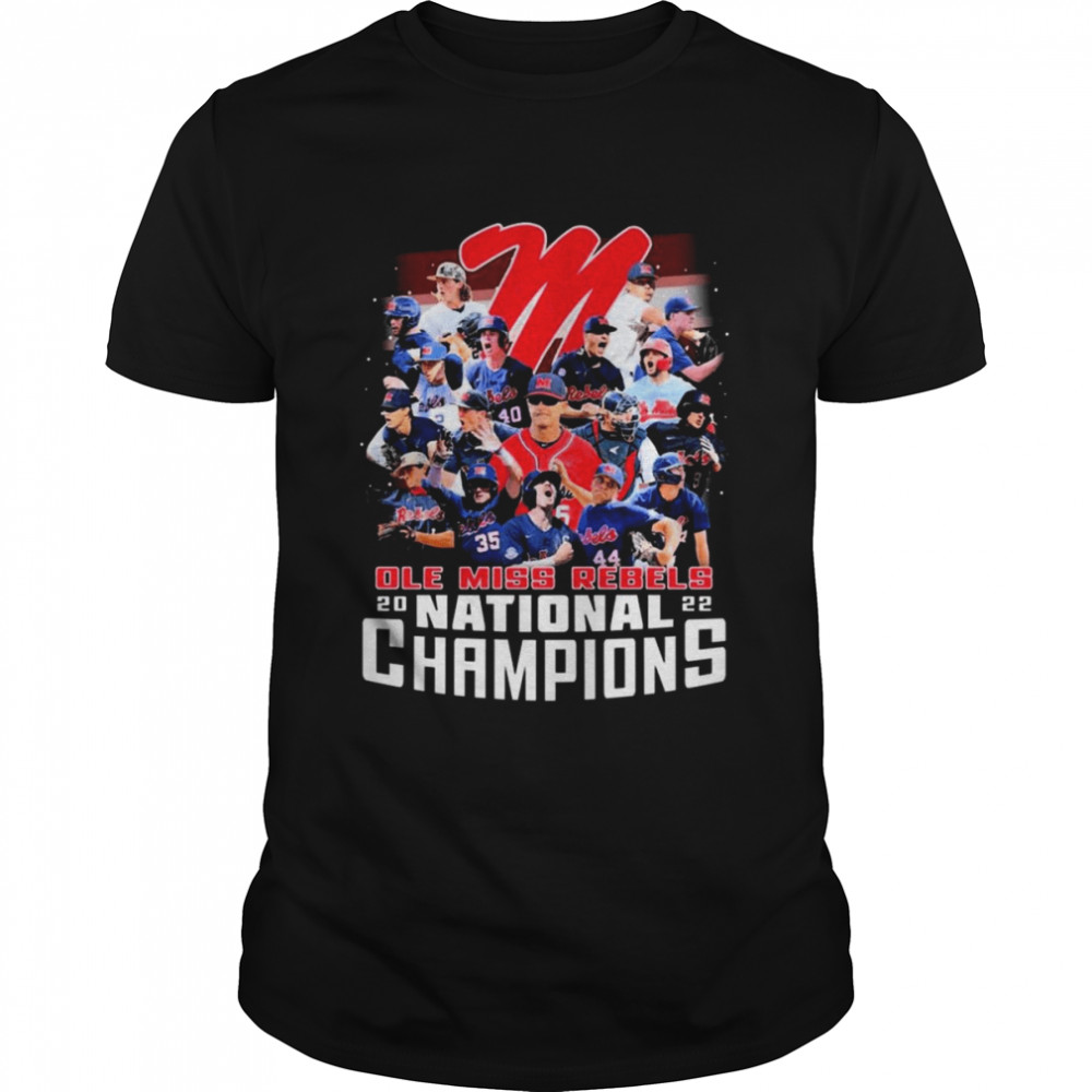 Ole Miss Rebels Team 2022 National Champions T-Shirt