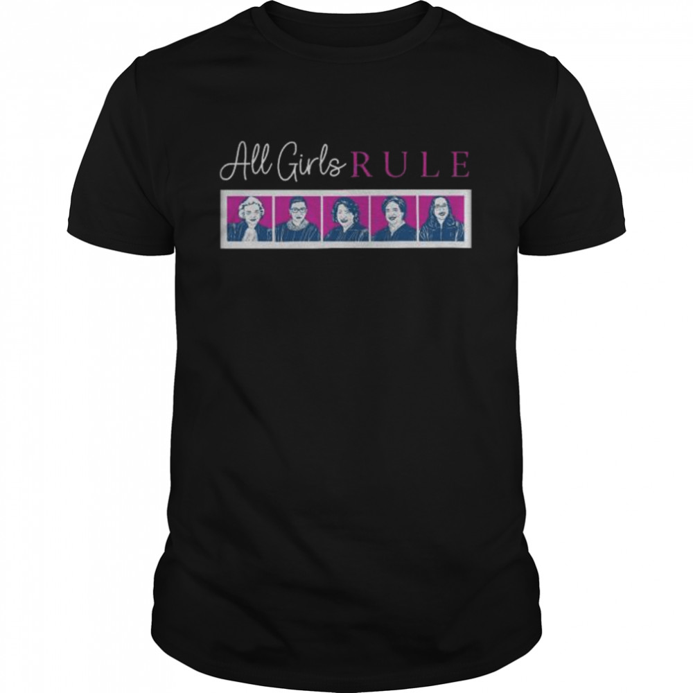 Ruth Bader Ginsburg all girls rule shirt