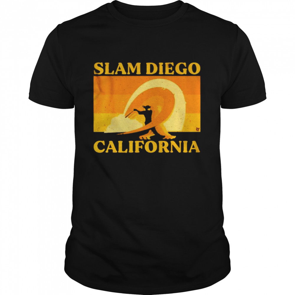 Slam Diego California Surf Vibes shirt