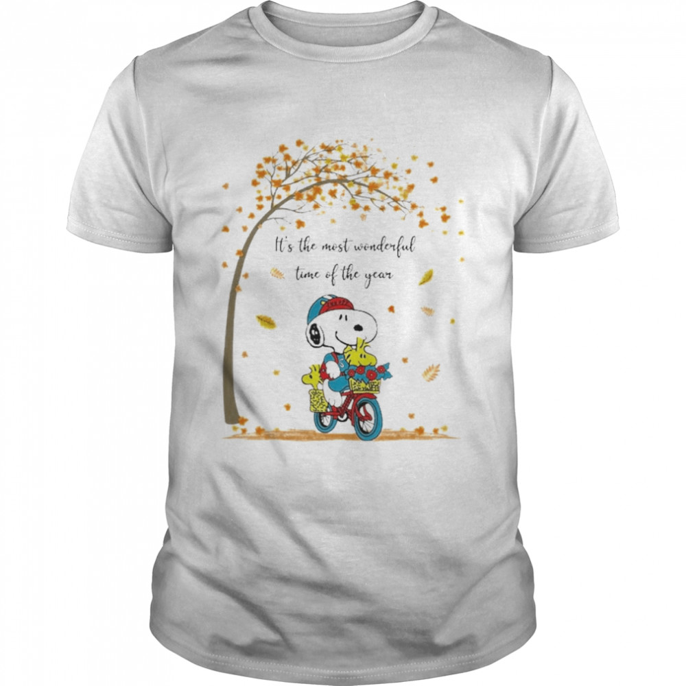 Snoopy and Woodstock It’s the most wonderful time of the year 2022 shirt