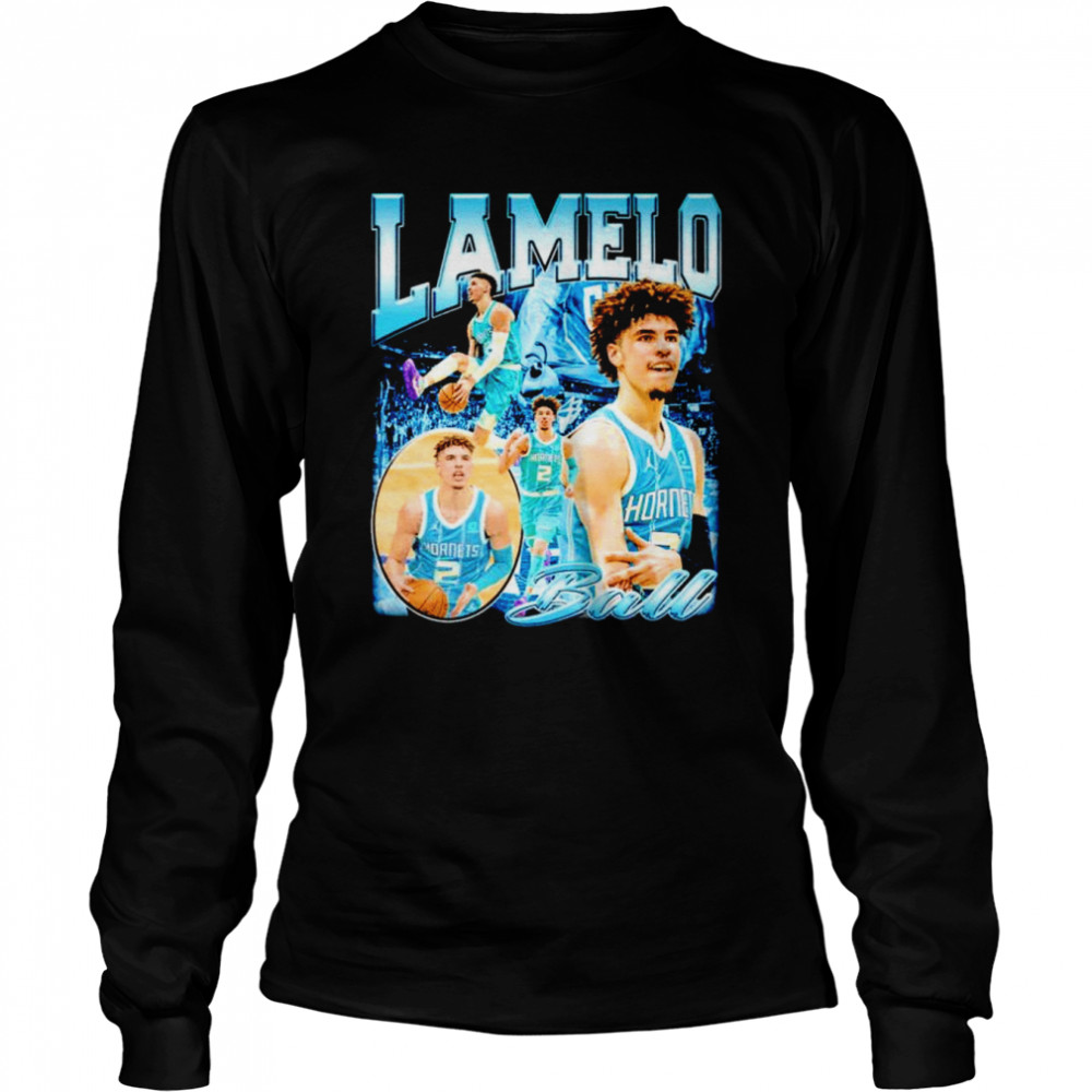 2 Lamelo Ball Charlotte Hornets shirt Long Sleeved T-shirt