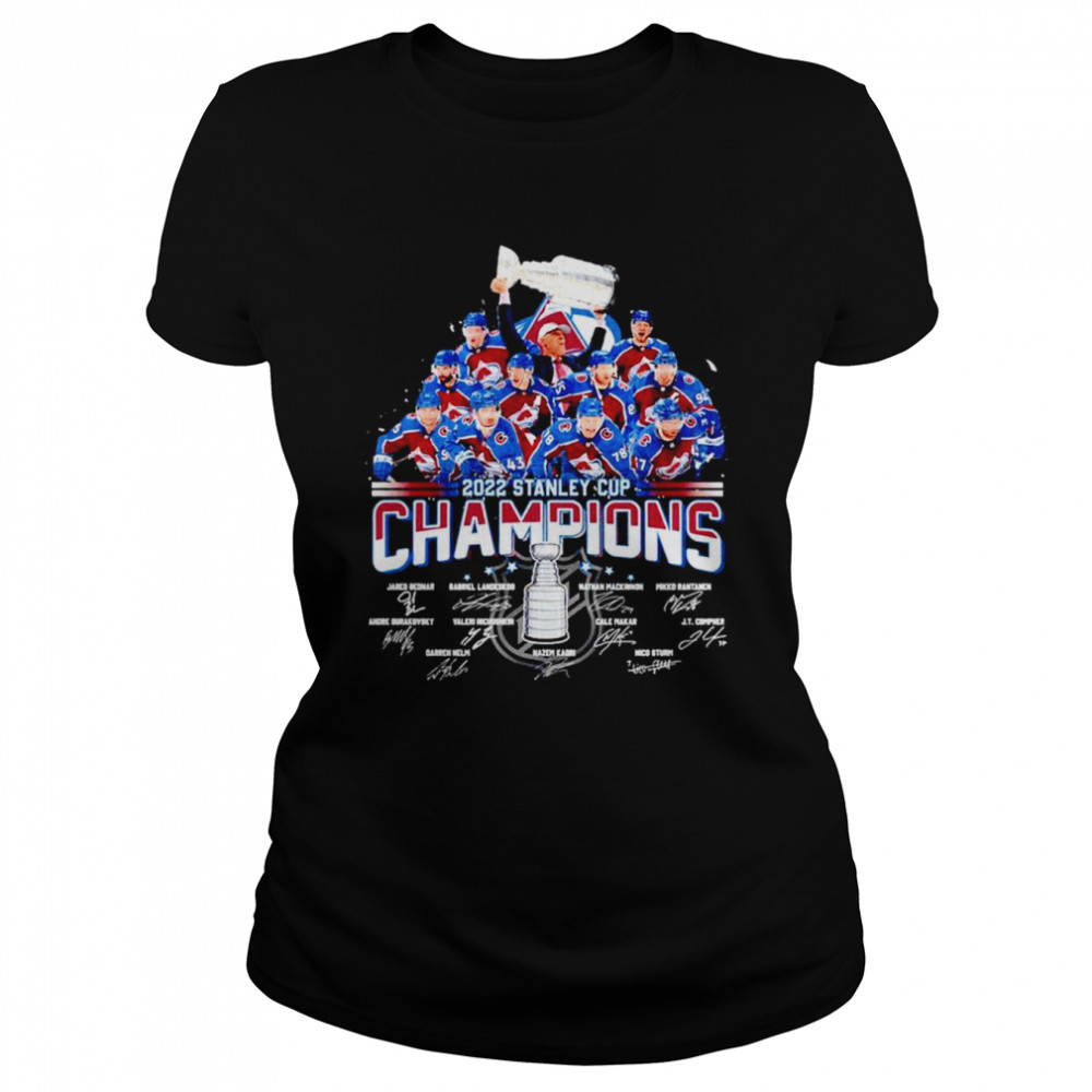 2022 Stanley Cup Champions signatures shirt Classic Women's T-shirt