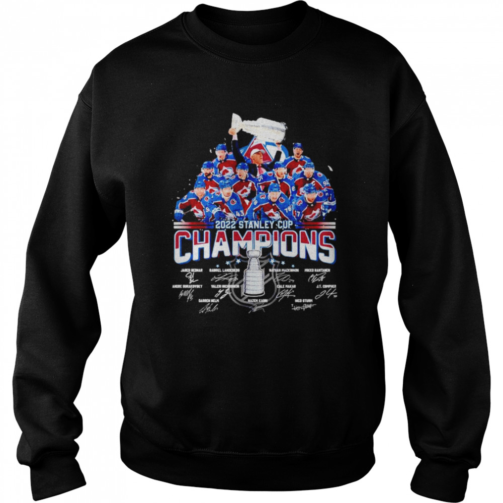 2022 Stanley Cup Champions signatures shirt Unisex Sweatshirt