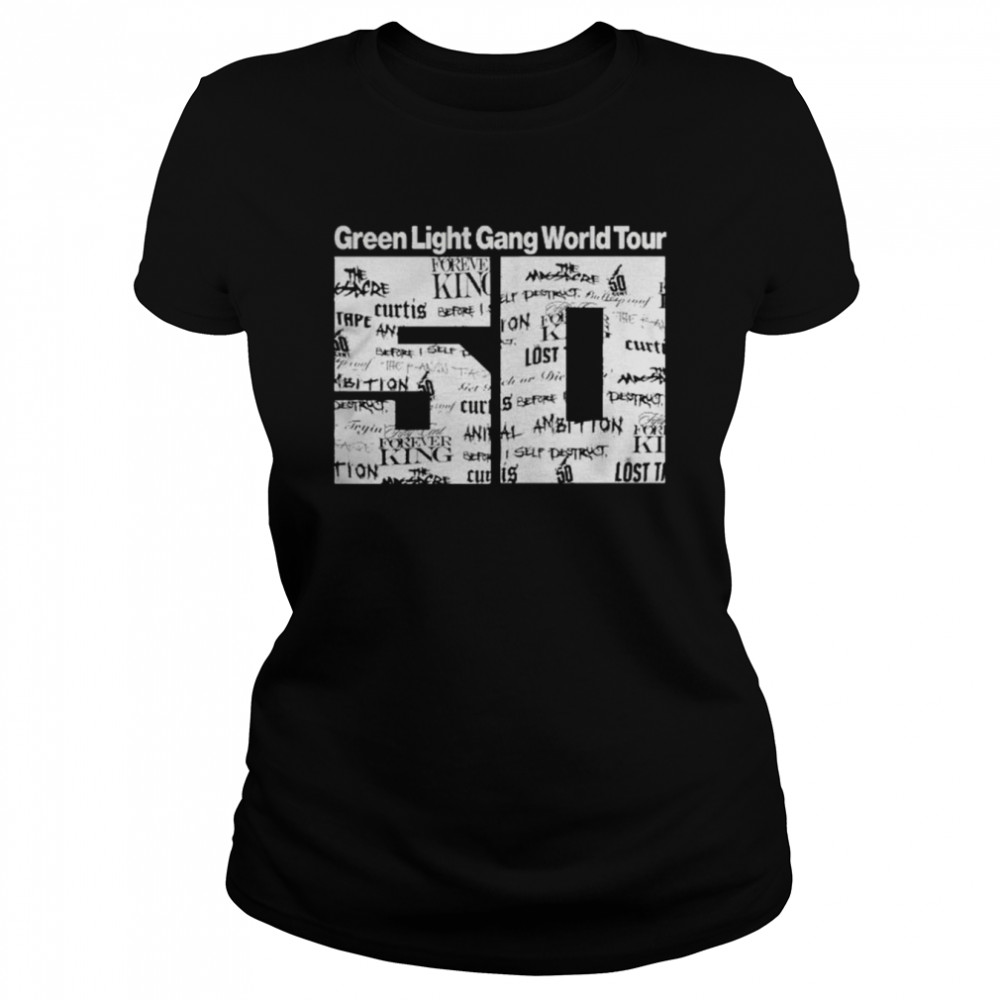 50 Green Light Gang World Tour  Classic Women's T-shirt
