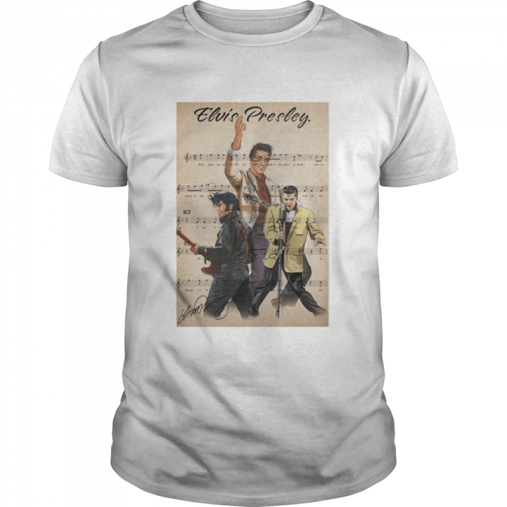 Elvis Presley Heartbreak Hotel Song Lyrics Shirt