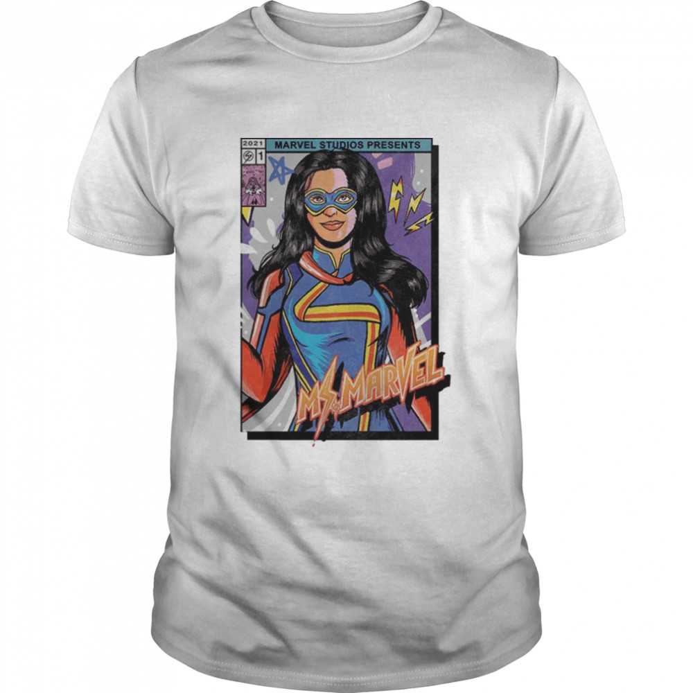 Marvel Ms. Marvel Comic Cover Kamala shirt