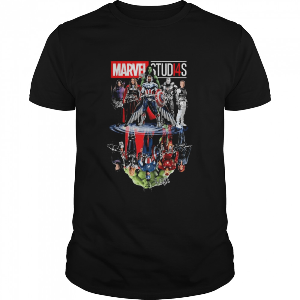 Marvel Studios Stud14s Water Reflection Signatures Shirt