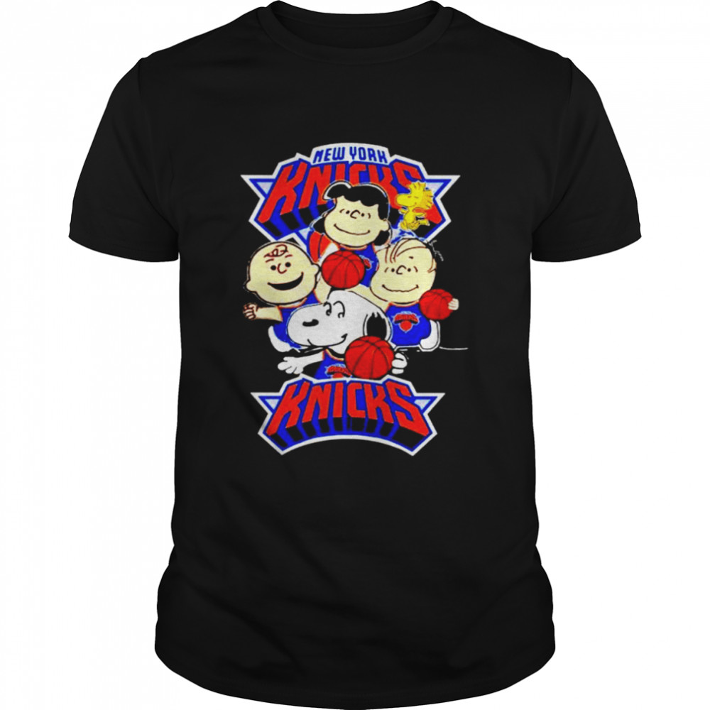 New York Knicks Snoopy Dog Friends Shirt