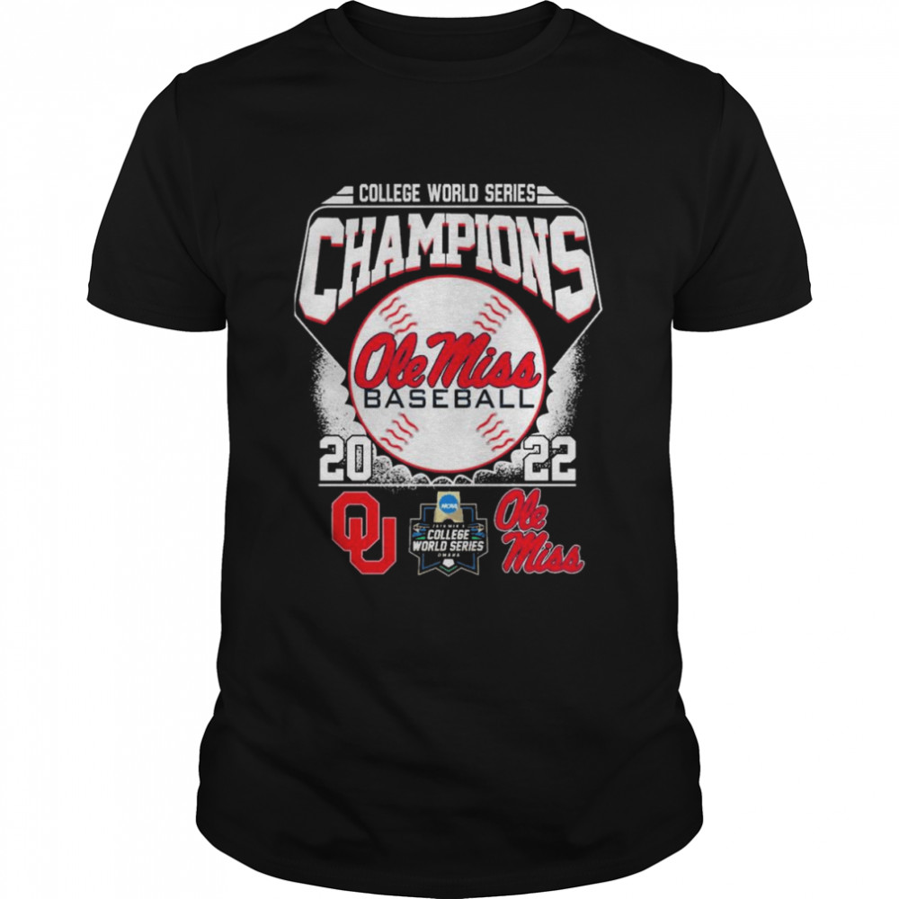 Oklahoma Vs Ole Miss College World Series Champions 2022 Ole Miss Baseball Winners Shirt