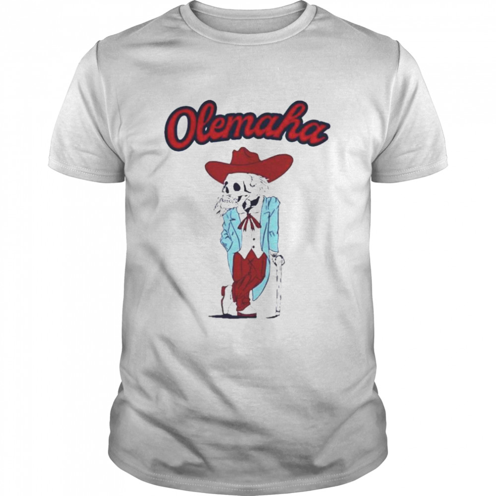 Skeleton Ole Miss Rebels Olemaha Shirt