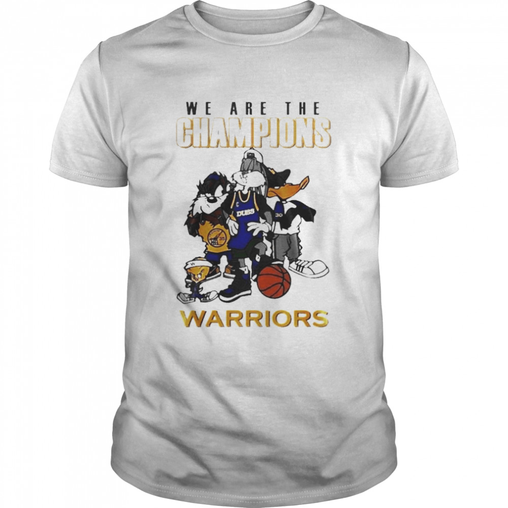 Space Jam We Are The Champions Golden State Warriors Shirt