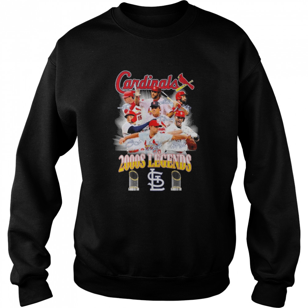 St Louis Cardinals 2000s Legends Signatures  Unisex Sweatshirt