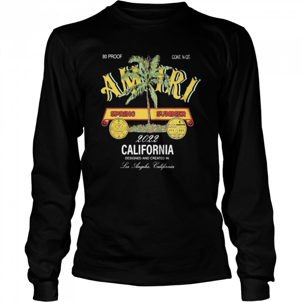 Summer 2022 California amirI shirt Long Sleeved T-shirt