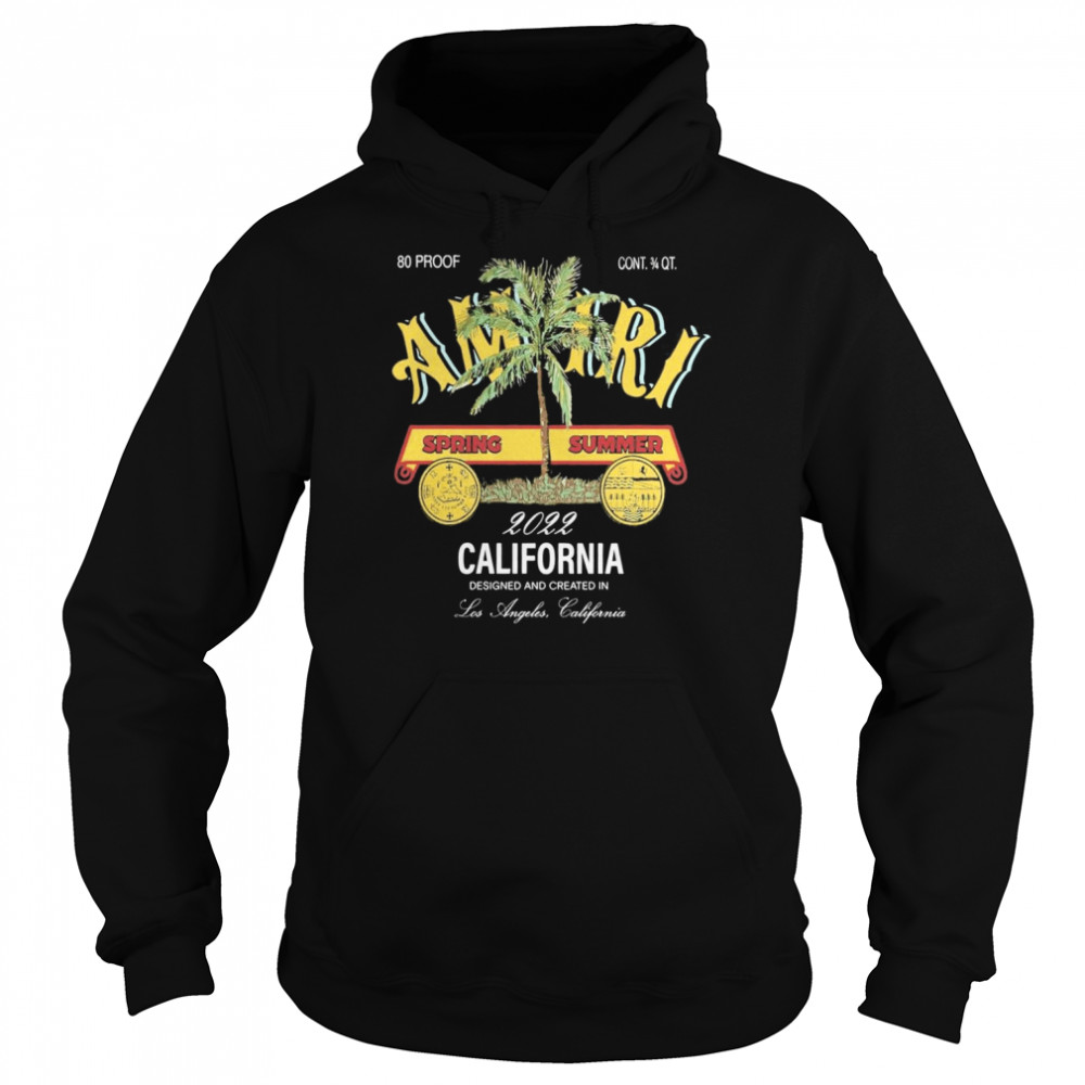 Summer 2022 California amirI shirt Unisex Hoodie