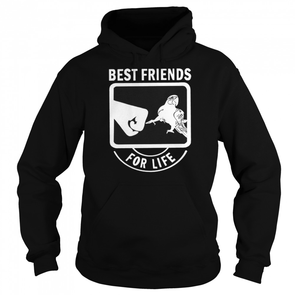 Best Friends For Life Parrot  Unisex Hoodie