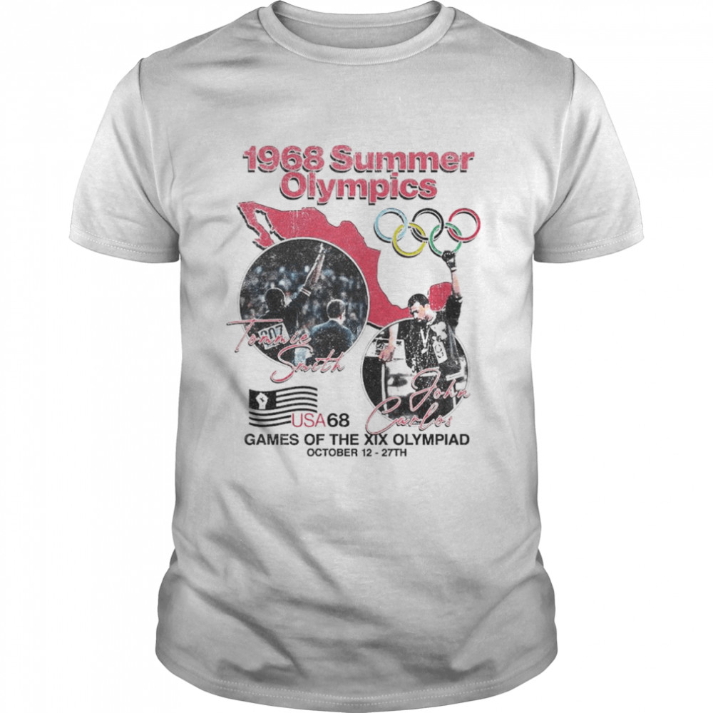 1968 Summer Olympics vintage red shirt