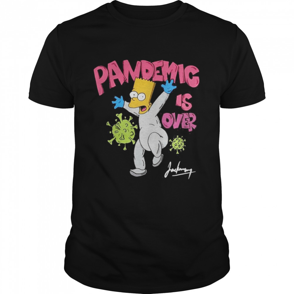 Bart Simpson And Coronavirus Pandemic Is Over Signature Shirt