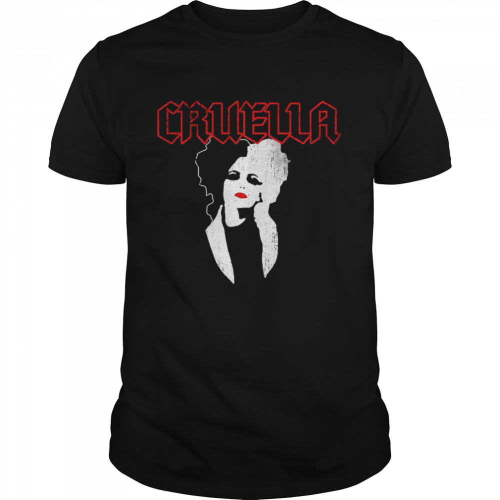 Cruella Rocker Portrait T-shirt