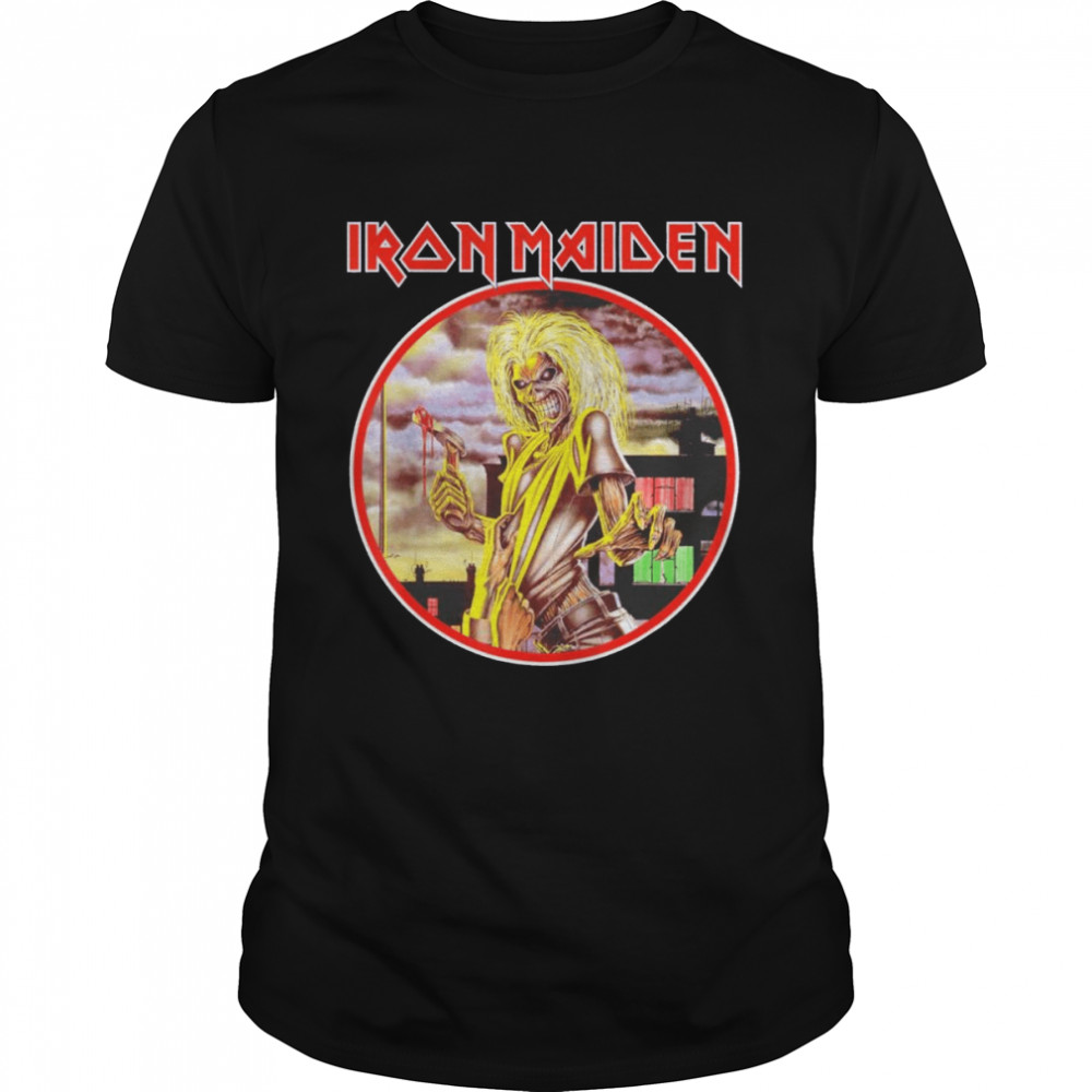 Iron Maiden Killers Head Vinyl Shirt