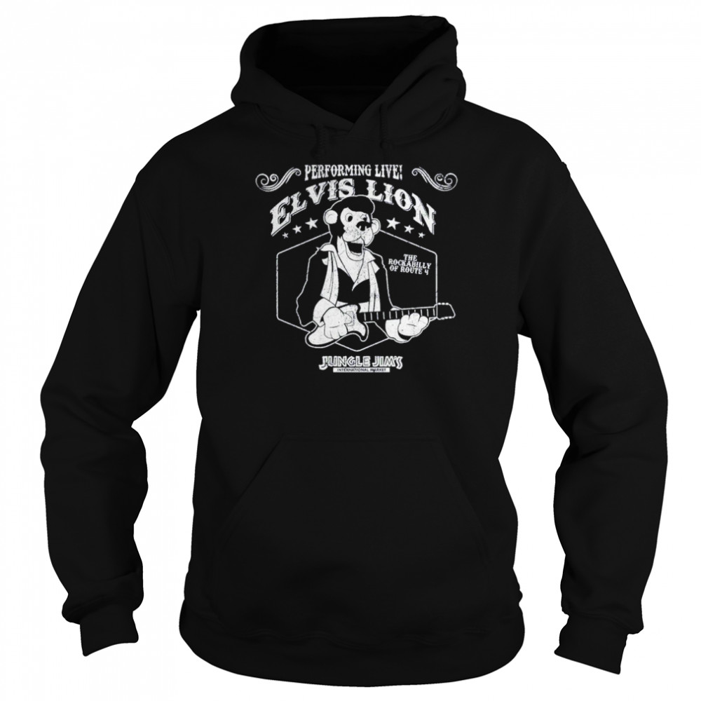 Jungle Jim’s Elvis Lion shirt Unisex Hoodie