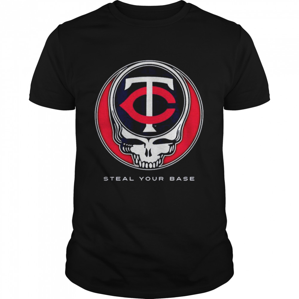 Minnesota Twins Grateful Dead Steal Your Base Shirt